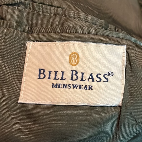 Vtg 60s/70s BILL BLASS Size 40S Cashmere Sportcoat Forest Green 2-Button Classic - Picture 9 of 16